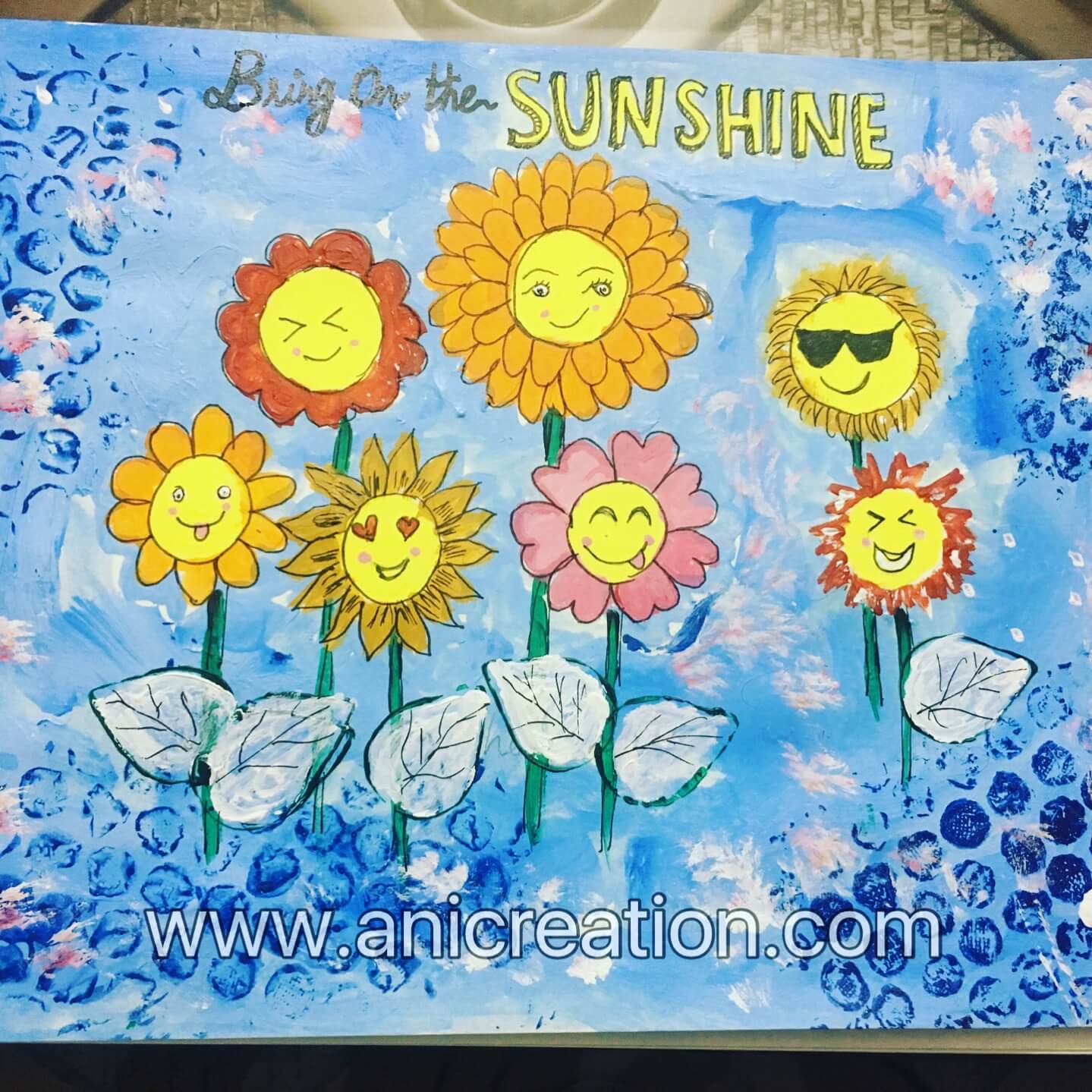 Bring on Sunshine – Mixed Media Art Journal