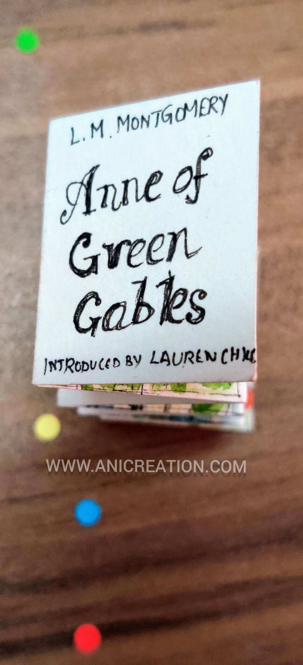 Miniature book – Anne of Green Gables miniature book